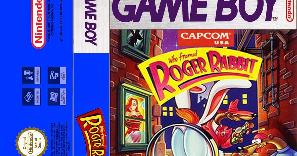 Solo una partida mas Who framed Roger Rabbit? Game boy Cassette cover
