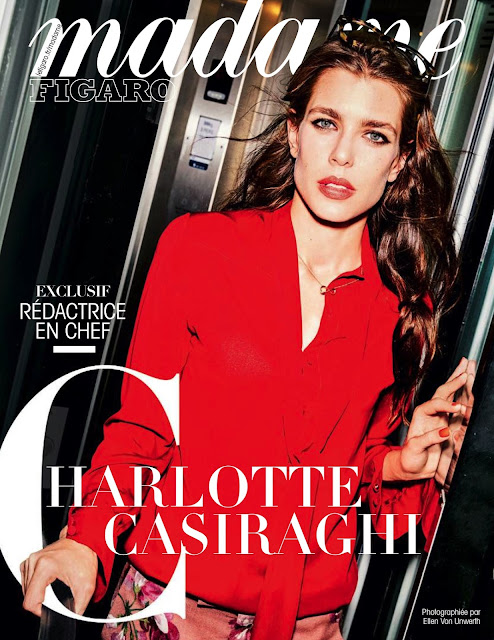 Entrepreneur @ Charlotte Casiraghi - Madame Figaro France,October 2015 