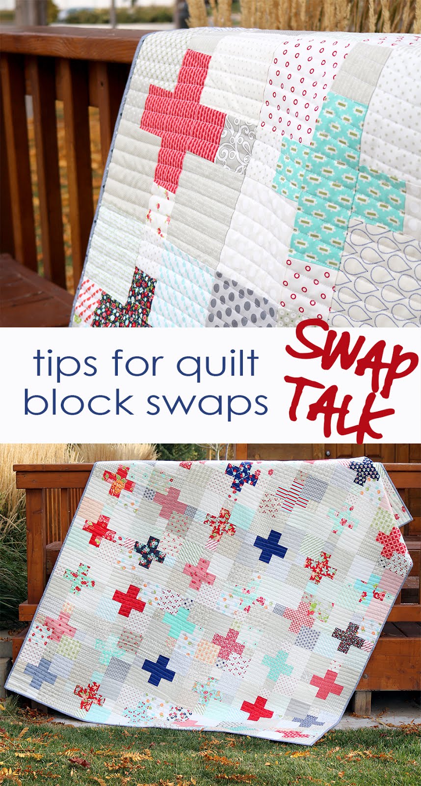 A Bright Corner Swap Talk All About Quilt Block Swaps