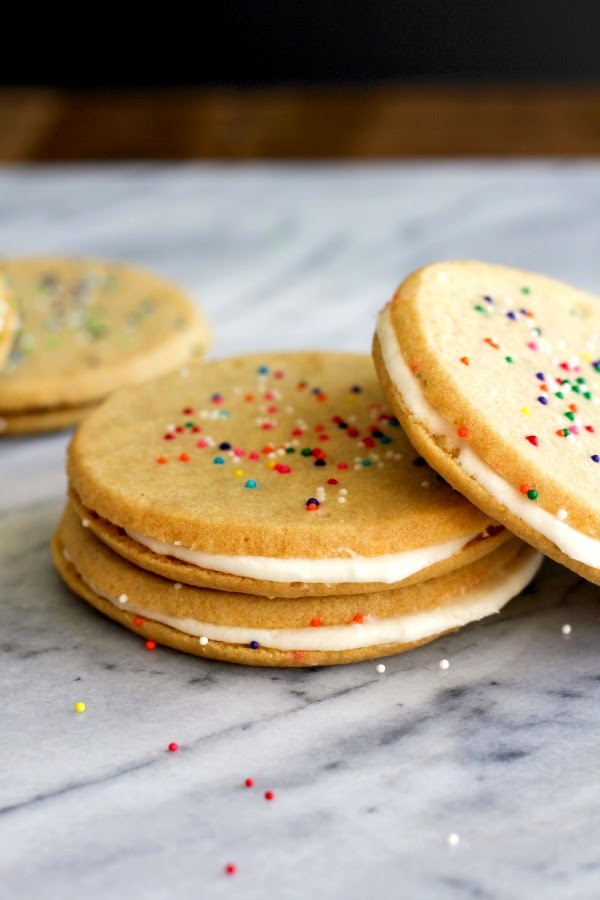 Spring Sugar Cookie Sandwiches with Nestle Toll House Rolled and Ready