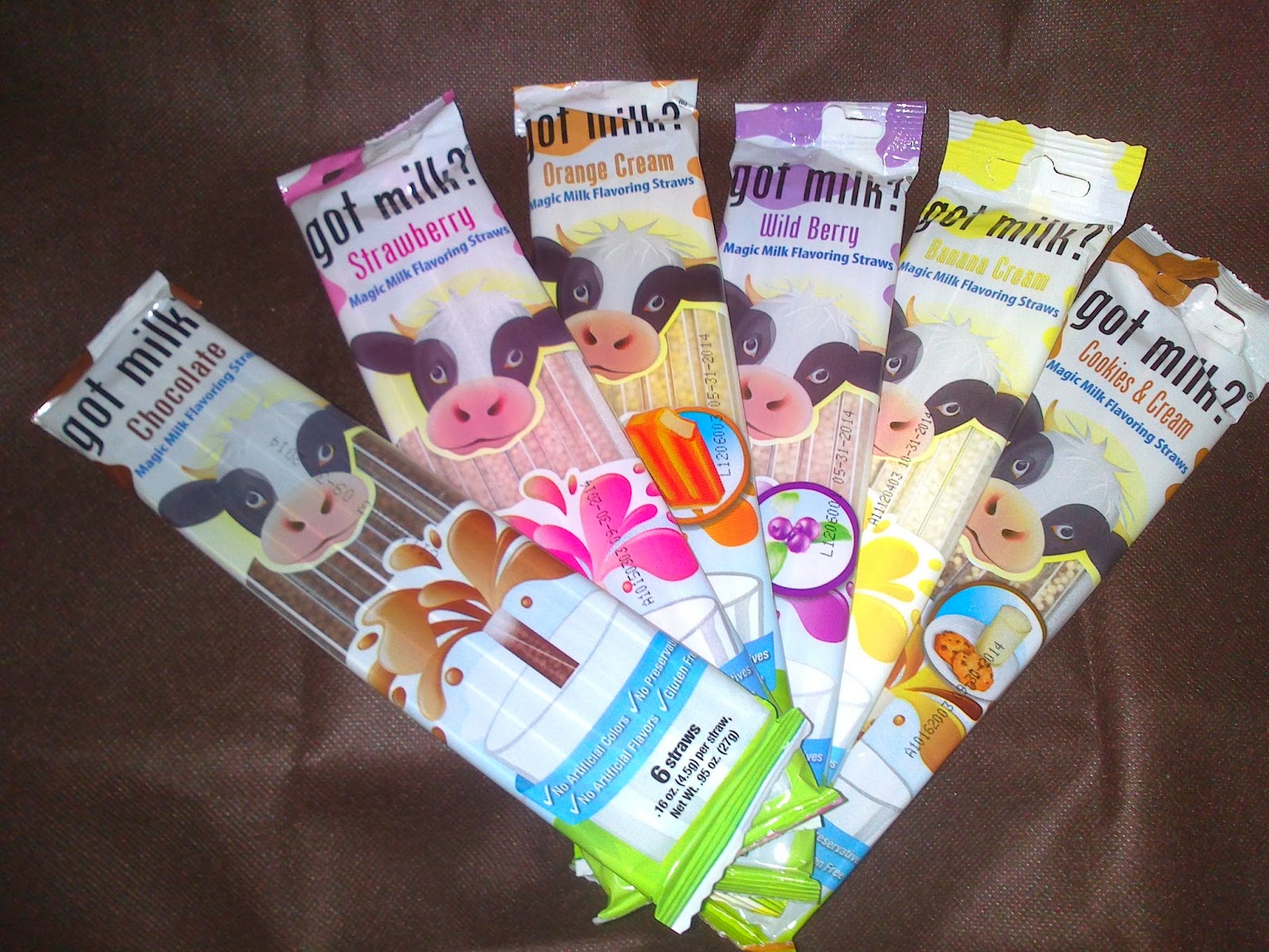 Supersupergirl's Food Reviews Fun with got milk? magic straws collection!!