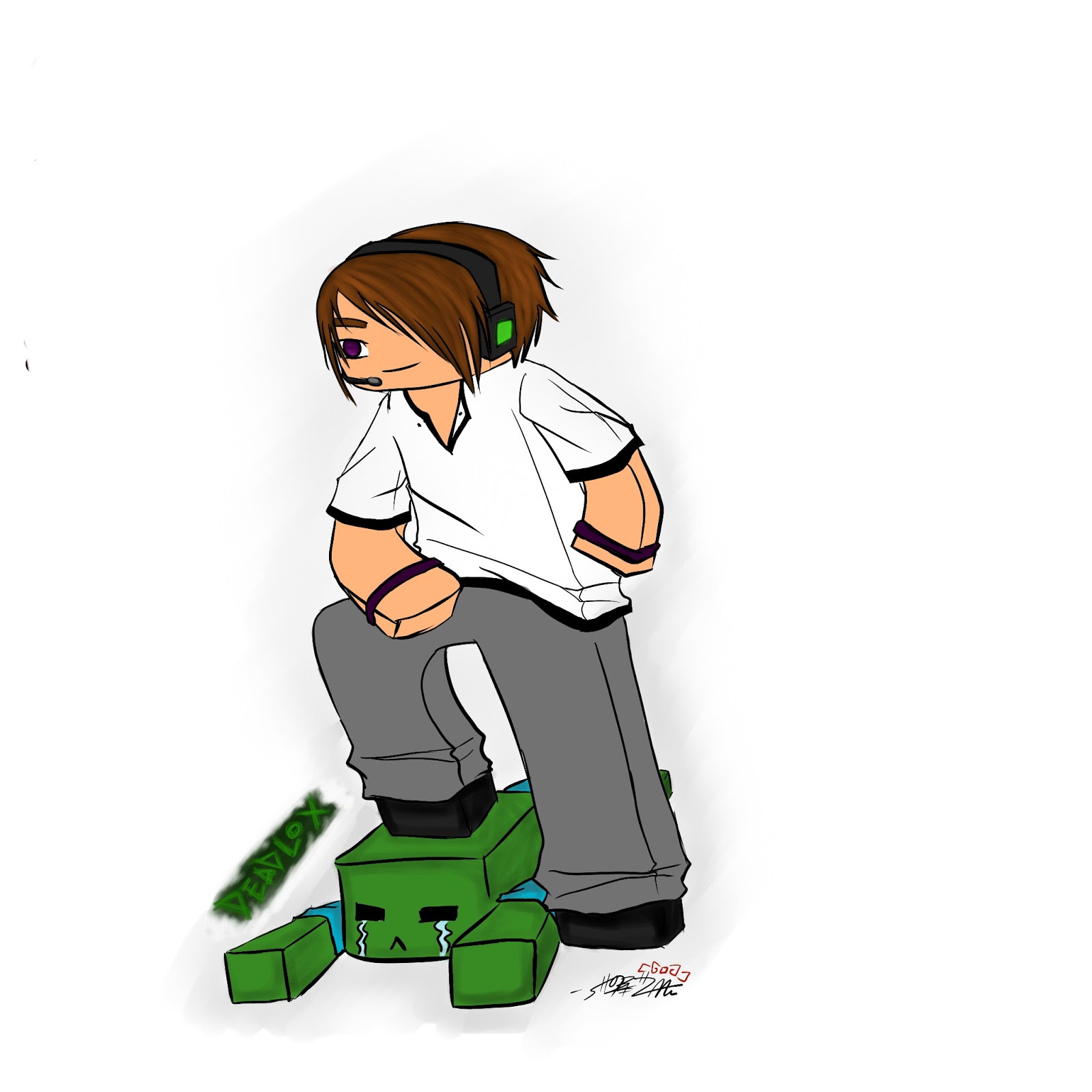 deadlox minecraft coloring pages - photo #36