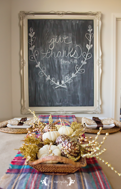 Thanksgiving Tablescape Fall Decorating