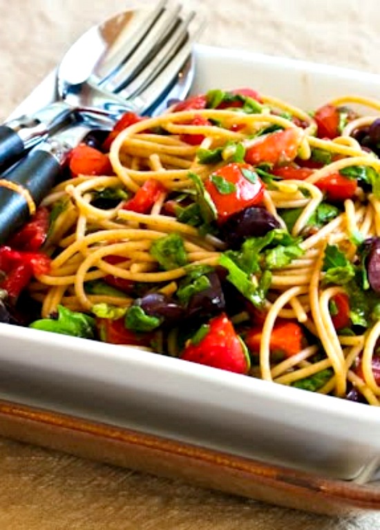 Kalyn's Kitchen® Whole Wheat Spaghetti (or Zucchini Noodles) with No