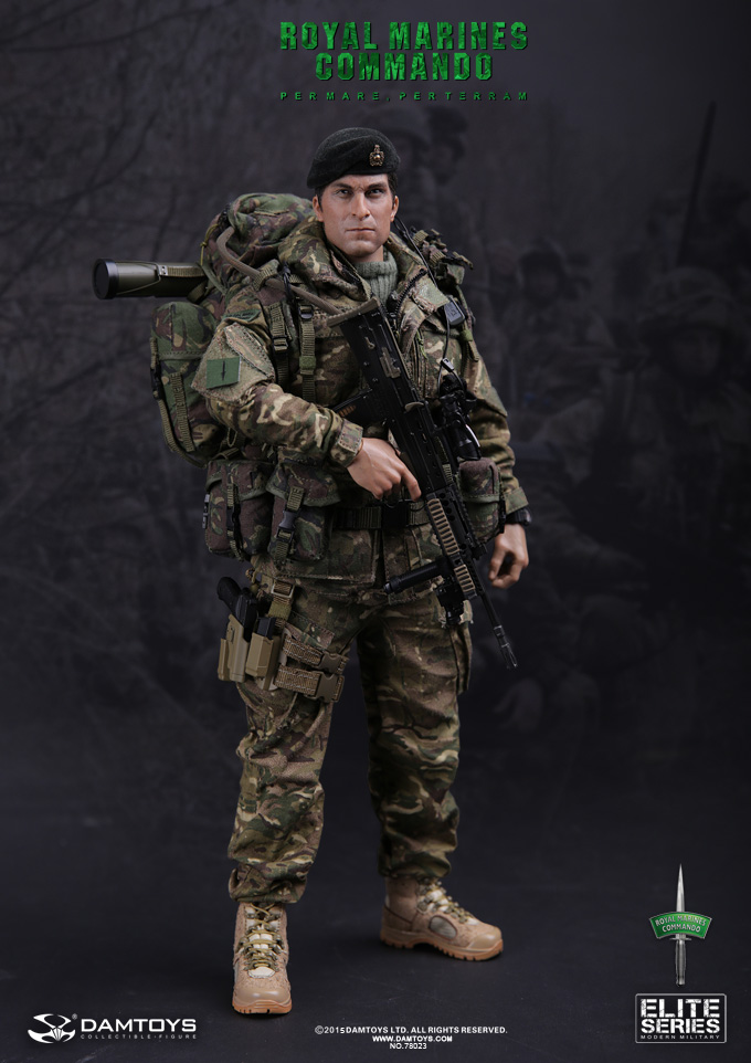 toyhaven DAM Toys 1/6th scale Royal Marine Commando 12inch action