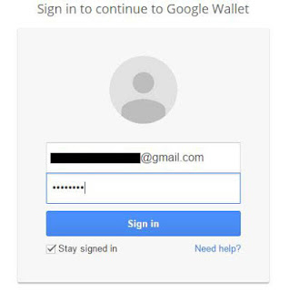 Cara membuat google wallet - sign in