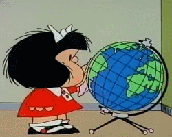 Resultado de imagem para Mafalda animated gifs