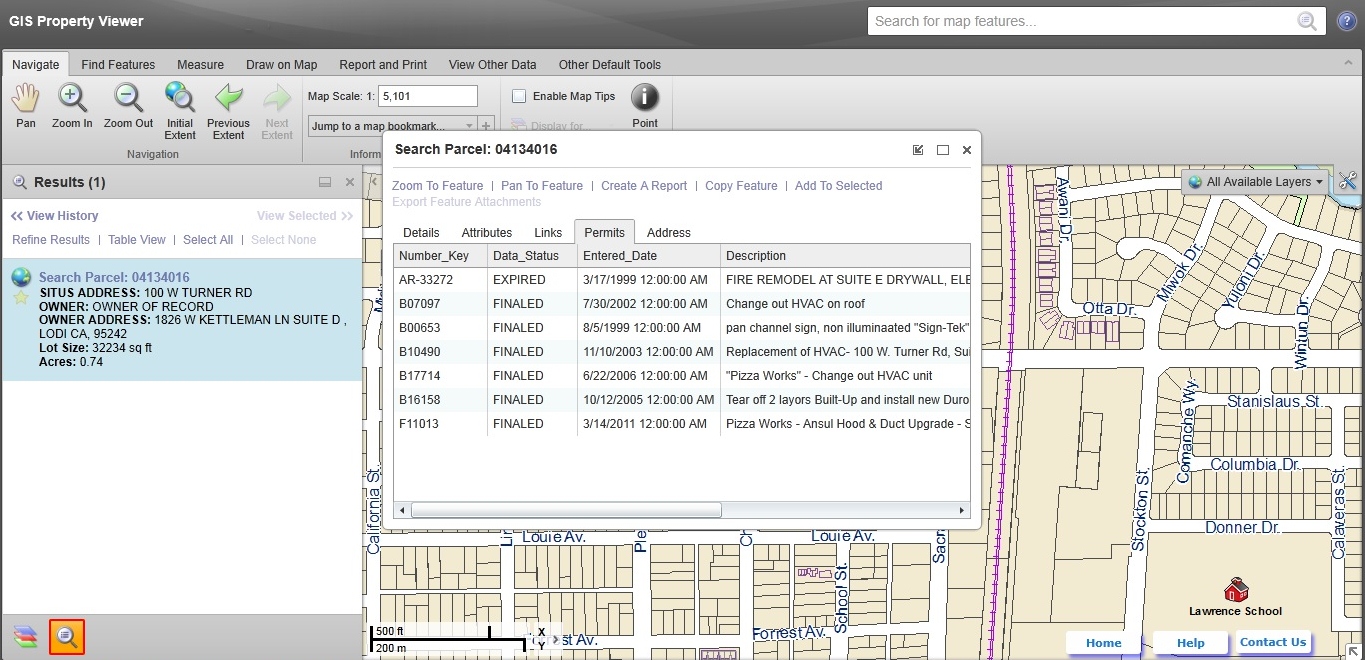 Interwest GIS GIS Property Viewer at City of Lodi Now Live