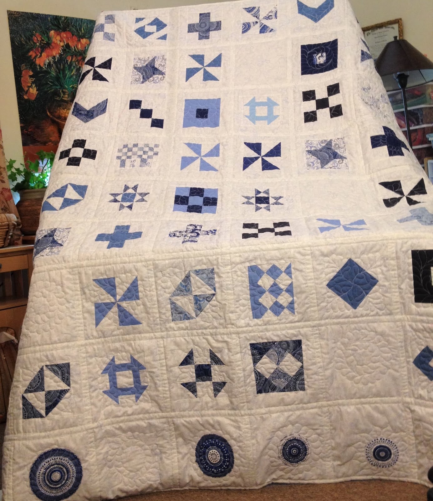 Quilt as you go using free motion quilting A DIFFERENT WAY TO JOIN