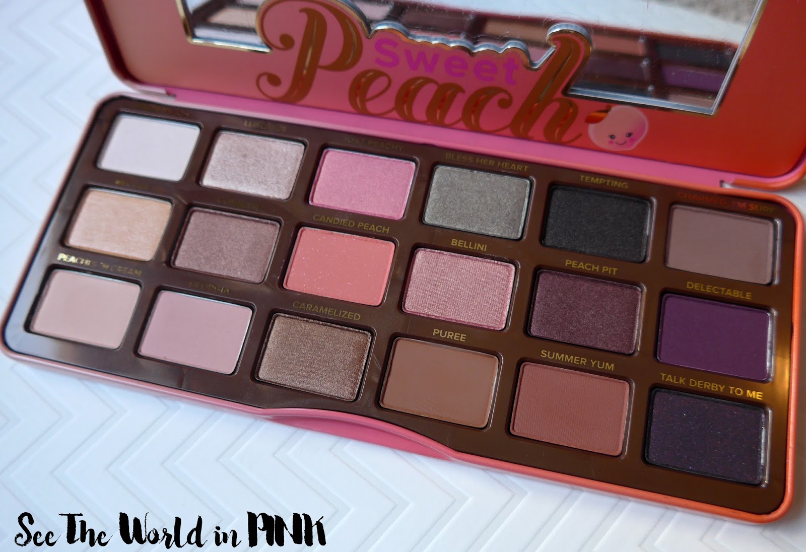 Too Faced Sweet Peach Palette Review, Swatches and Makeup Looks