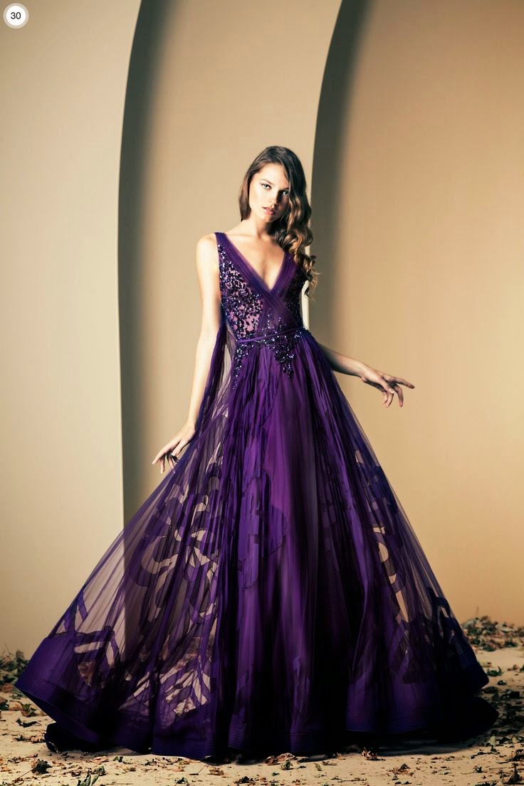 I am a Woman in Love: Purple Evening Dresses to Steal the Spotlight