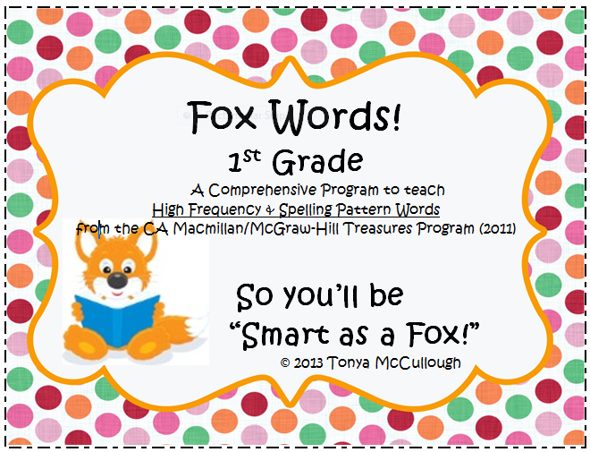 Get It Done While Having Fun : Fox Words - A great way to practice