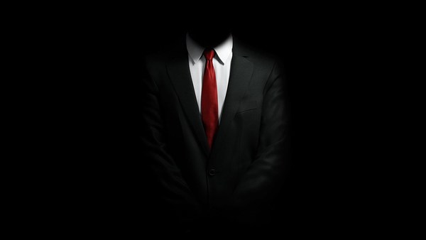 Perfect Man in Black Suit Red Tie HD Wallpaper