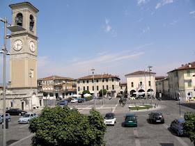The Piazza Libertà in Travagliato