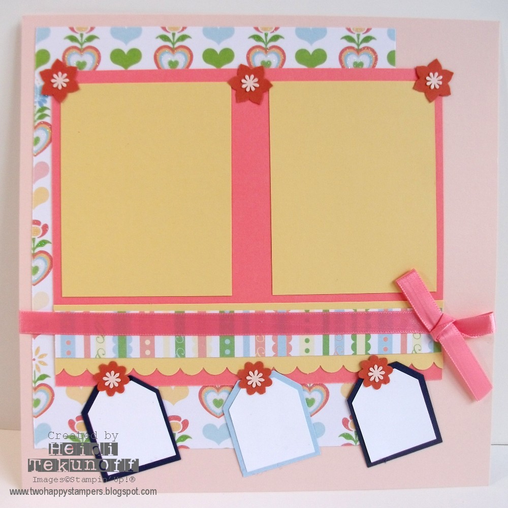 Two Happy Stampers Another Scrapbook Page