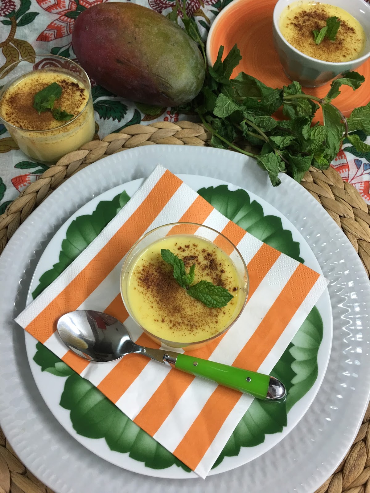 Las recetas de Martuka: Natillas de Mango