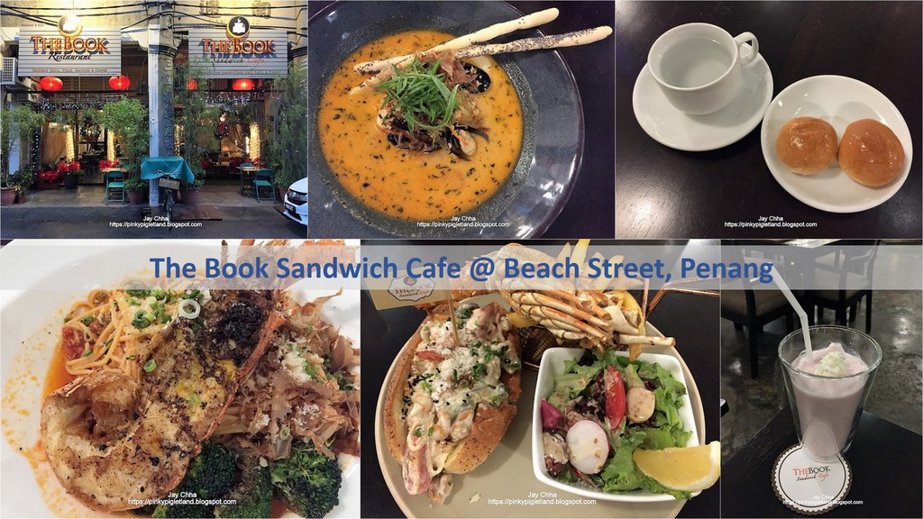 The Book Sandwich Cafe Beach Street, Penang