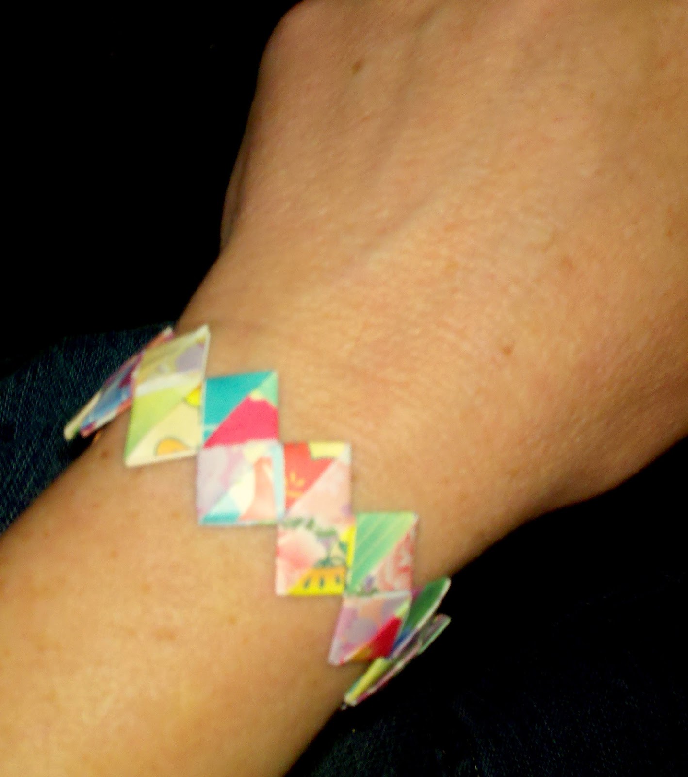 Sweetums LIKE blog Paper Bracelets!