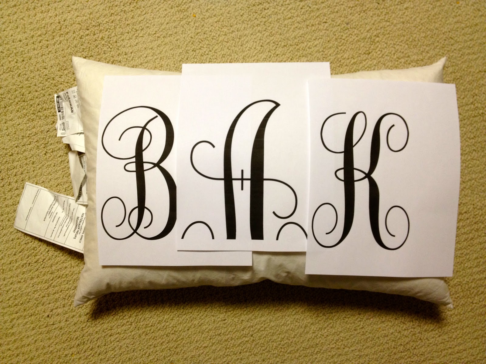 Pattern Pop - Personalized Script Monogram Pillowcase - Decorative Bed  Pillow Cover - Custom Home De…See more Pattern Pop - Personalized Script