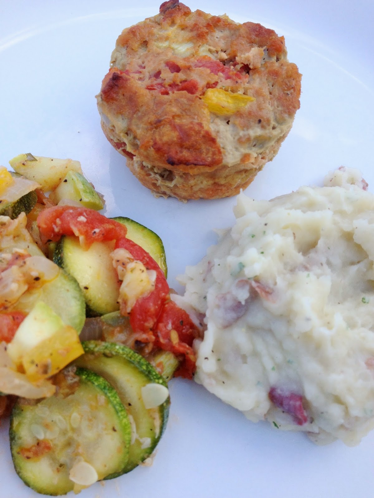 Bonz Blogz Lean Turkey Meatloaf Cupcakes