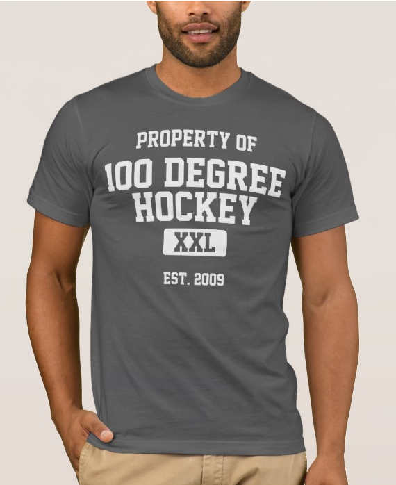 Property of 100 Degree Hockey Tshirts