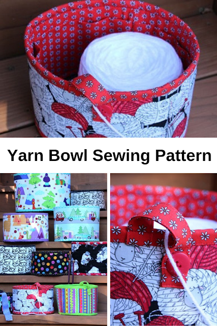 Yarn Bowl Sewing Pattern
