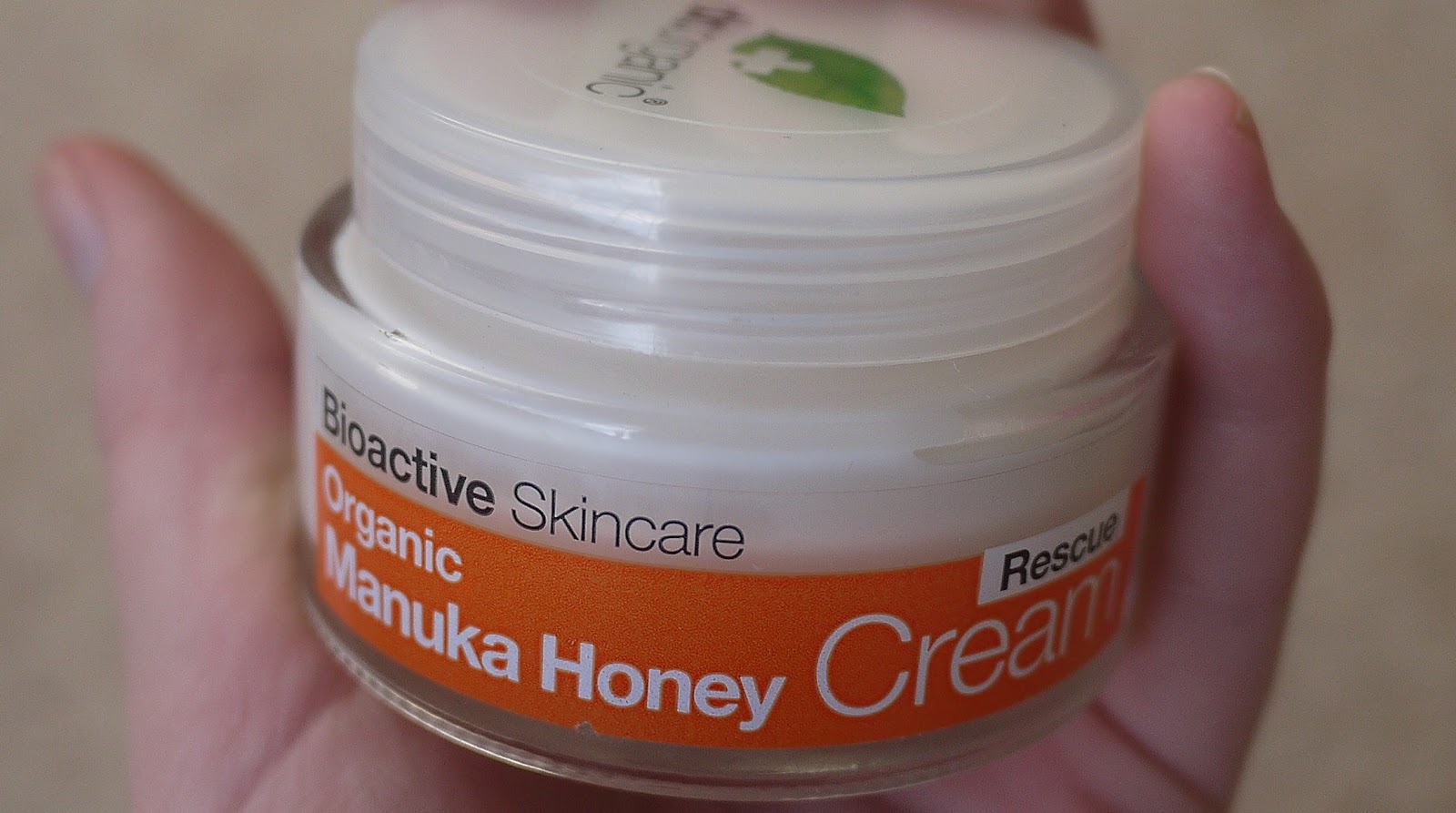 Dr Organics Manuka Honey Rescue Cream Review - Eye Eczema  