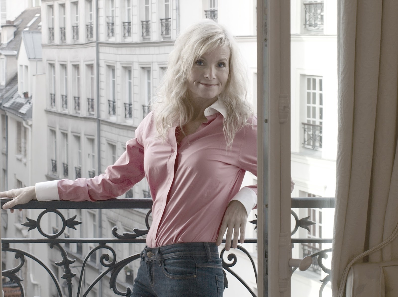 On our balcony in a Paris apartment - Hello Lovely Studio