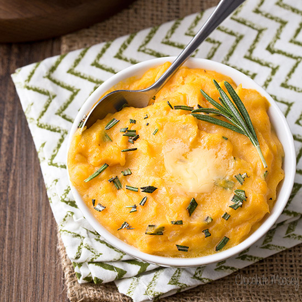  Cheddar Pumpkin Mashed Potatoes by Chocolate Moosey