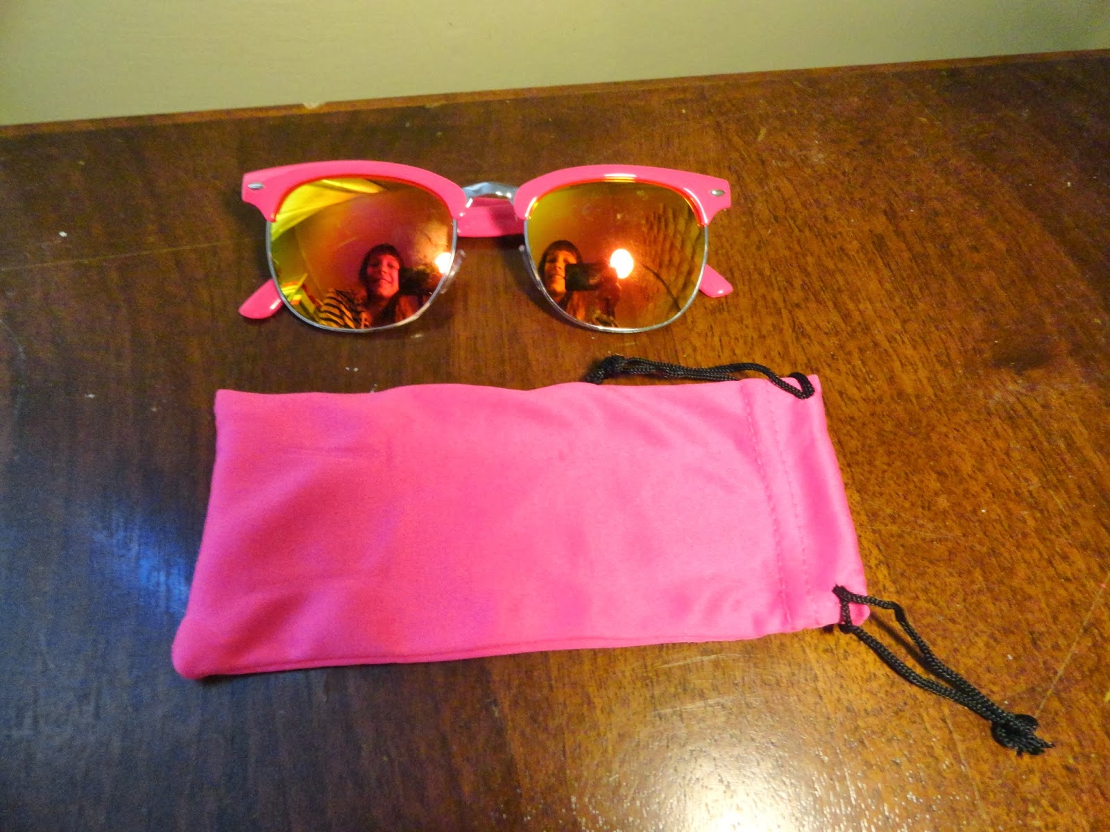 Clothes & Dreams: Shoplog: Primark: pink mirror glasses sunglasses with case