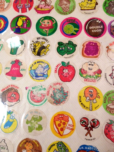 Fab And Thrifty Something My Vintage 80s Sticker Book Collection