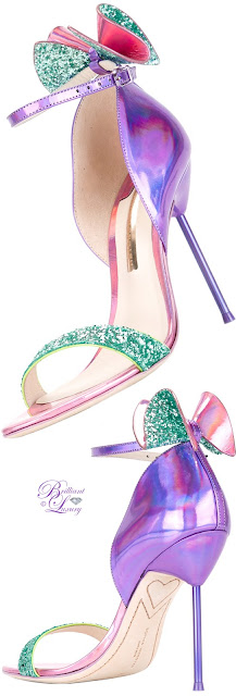♦Sophia Webster purple Maya sandals #pantone #shoes #purple #brilliantluxury