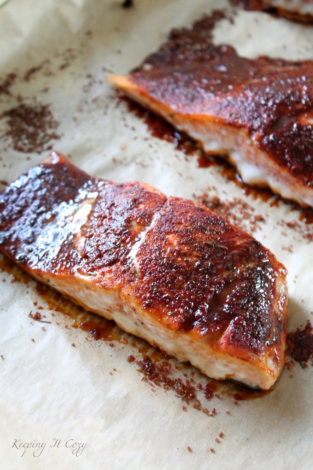 Keeping It Cozy Salmon with Spice Rub Recipe