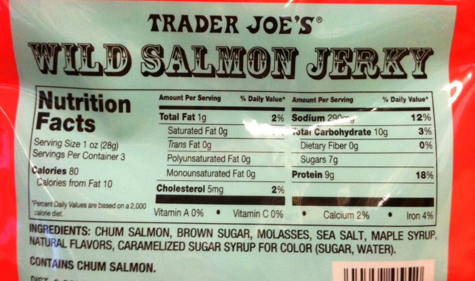 What's Good at Trader Joe's? Trader Joe's Wild Salmon Jerky