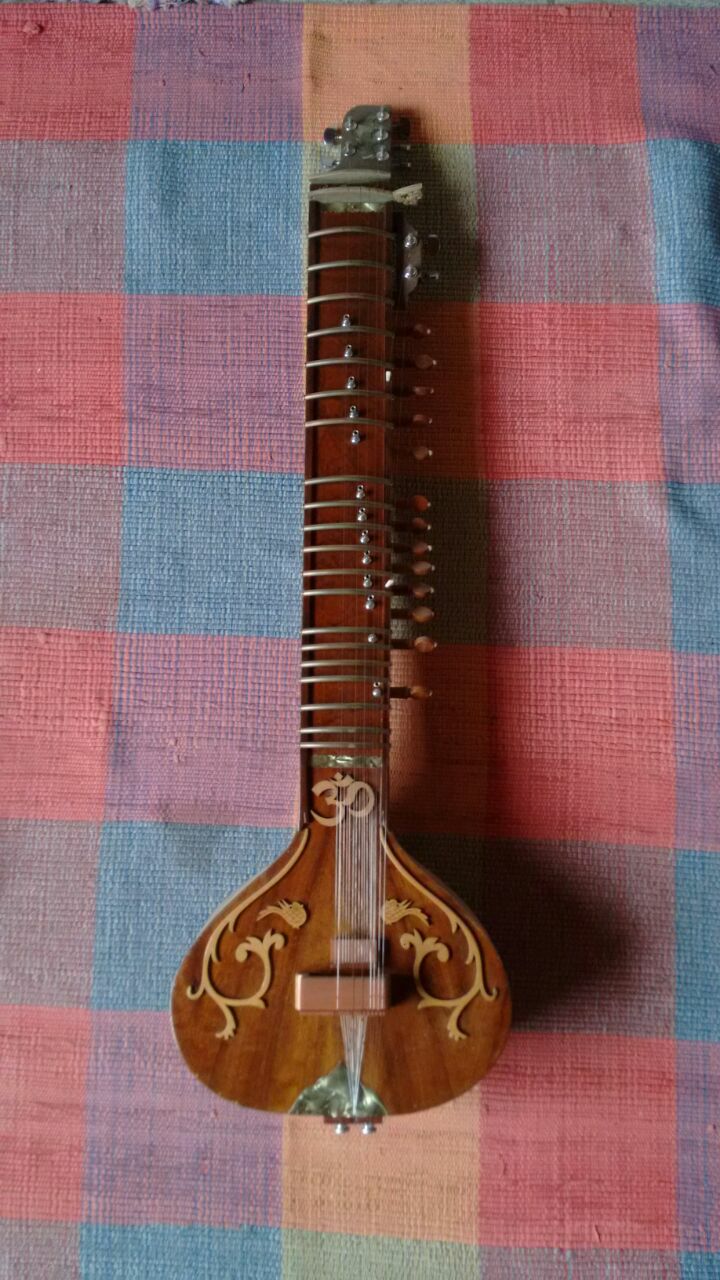 Raja Sitarmaker Brasil Travel Sitar mão esquerda made by Raja