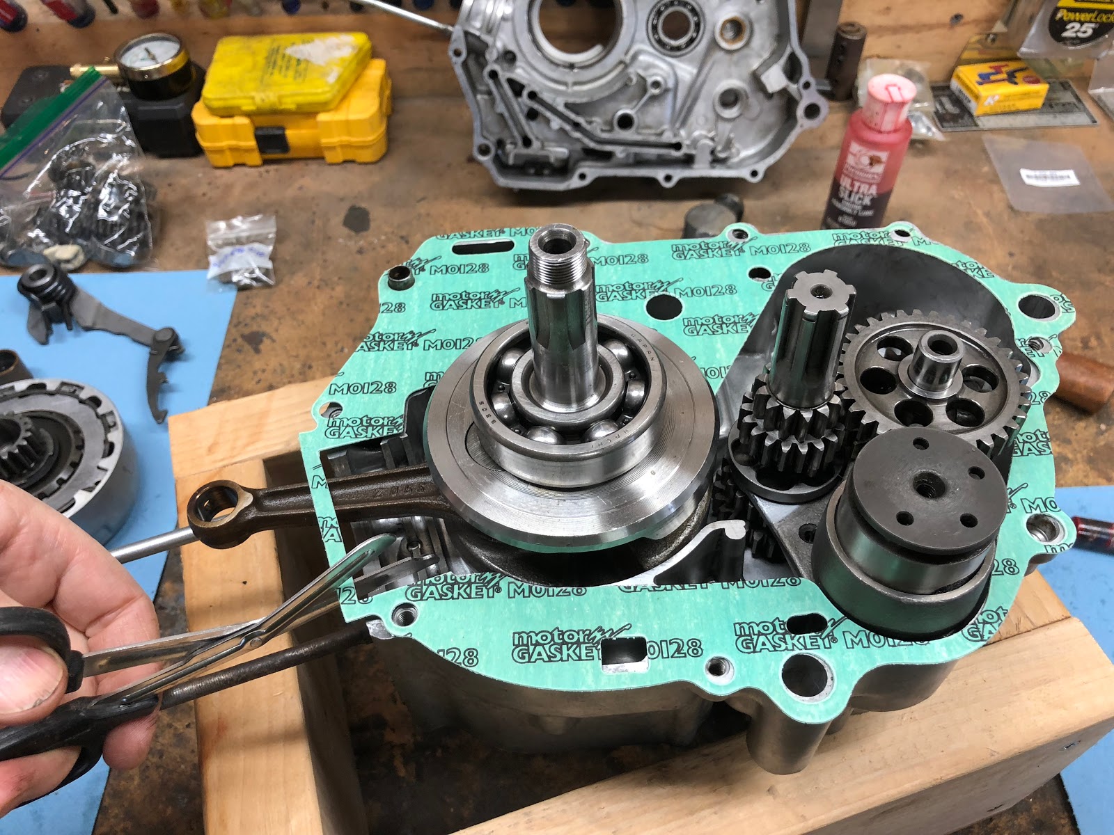 Honda CT90 Engine Reassembly