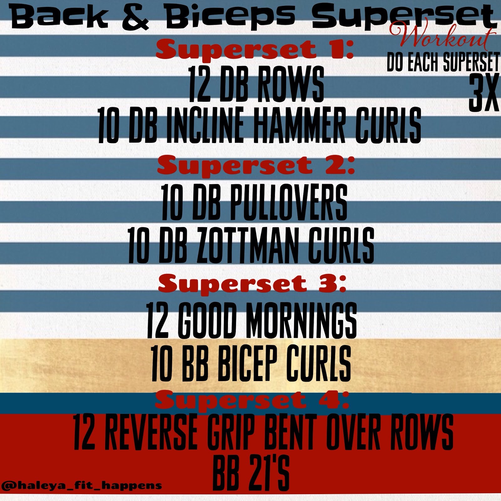 Fit Happens Back & Biceps SUPERSET Workout