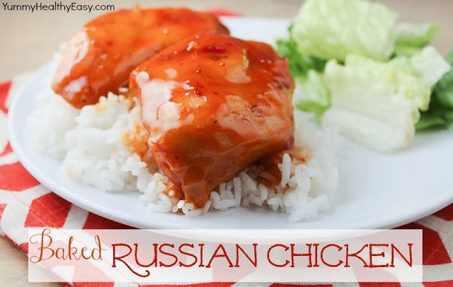4-Ingredient Baked Russian Chicken