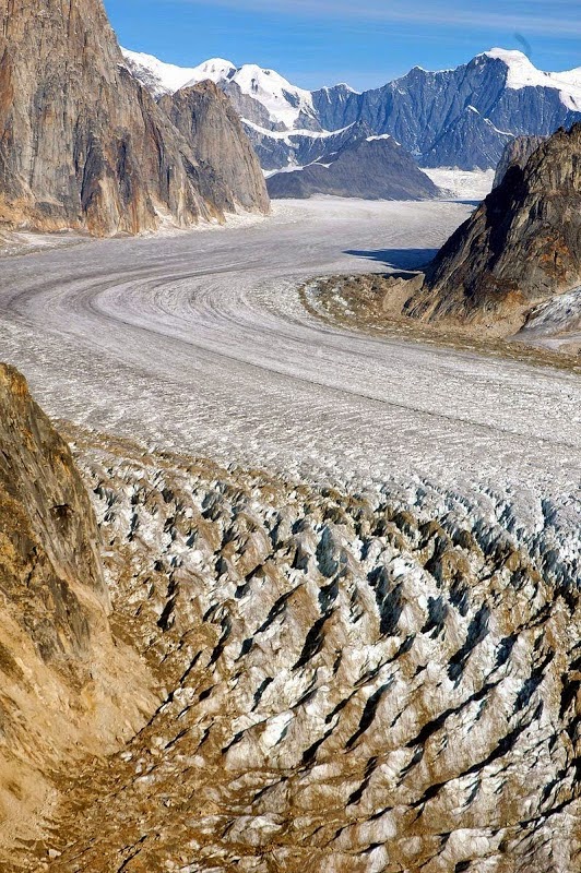 The Ruth Glacier, in Denali National Park The Ruth Glacier, in Denali National Park