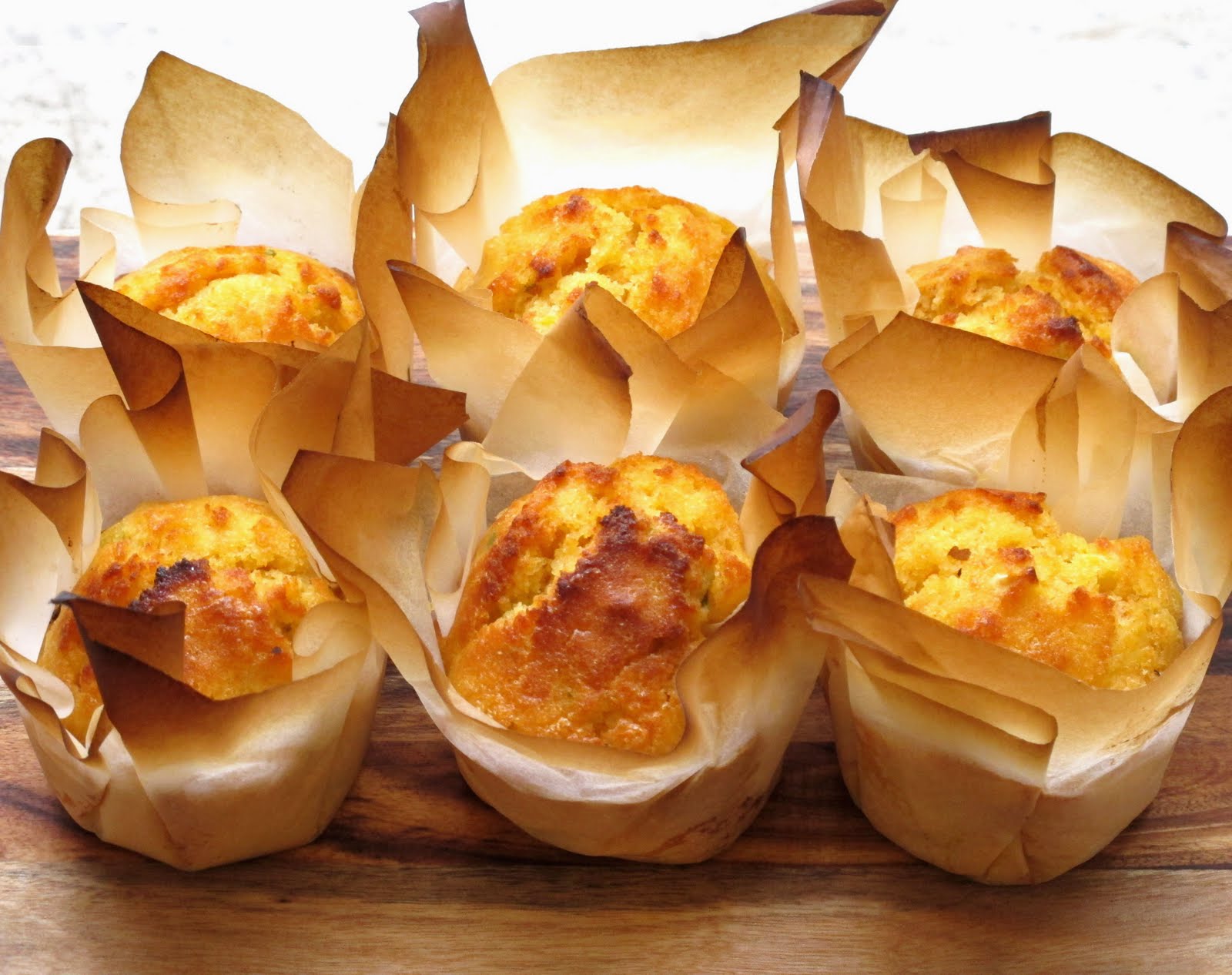 Hunger and Sauce Smoky cornbread muffins