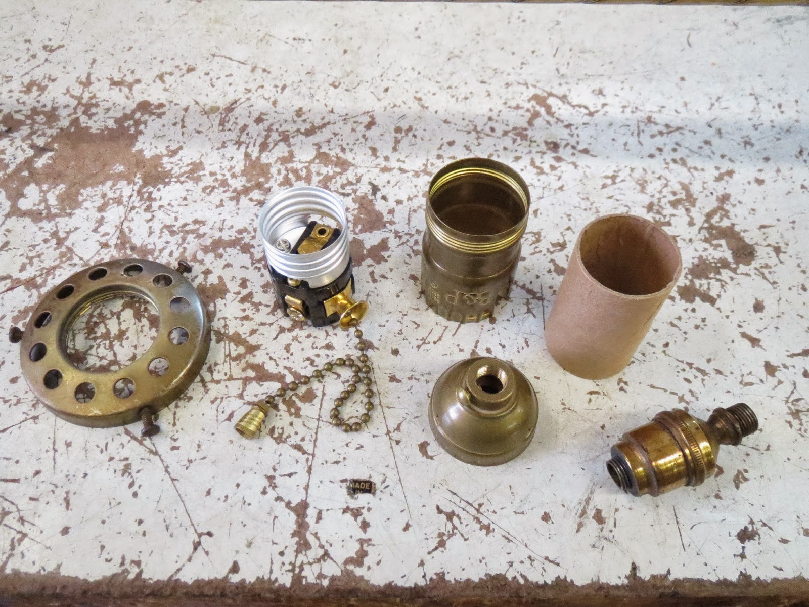 Lamp Parts and Repair Lamp Doctor Brass Floor Lamp with Ship Rewired