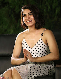 Samantha Ruth Prabhu looks super cute in a deep neck sleeveless short dress ~  Exclusive 019