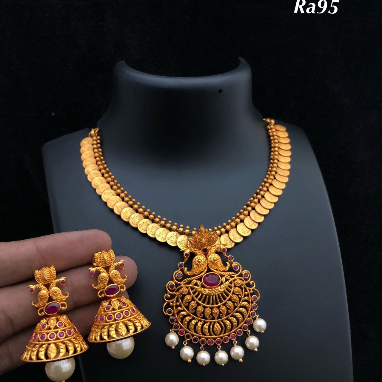 Designer 1 gram gold jewellery