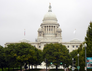 Rhode Island state capitol building in Providence