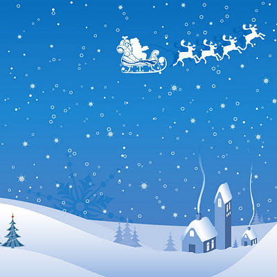 Christmas winter vector download free wallpapers for Apple iPad