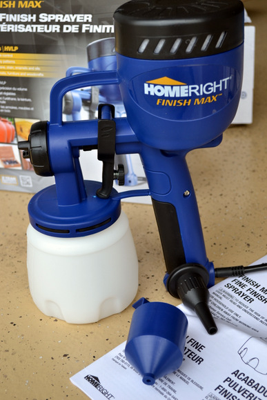 This HomeRight Finish Max spray painter gun is the perfect tool for this job. It will leave the mailbox with a smooth finish and avoid paint brush strokes. 
