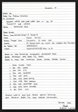 3 Contoh Surat Lamaran Kerja Dengan Tulisan Tangan Yang