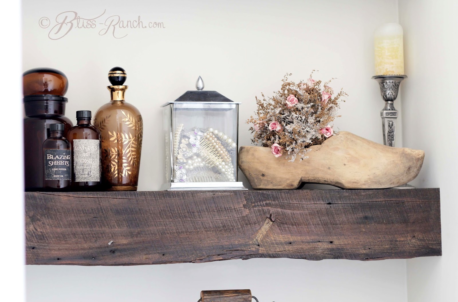 Bliss Ranch 100 Year Old Barn Wood Shelves