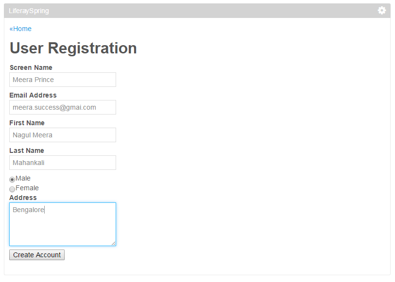 Liferay spring deals mvc