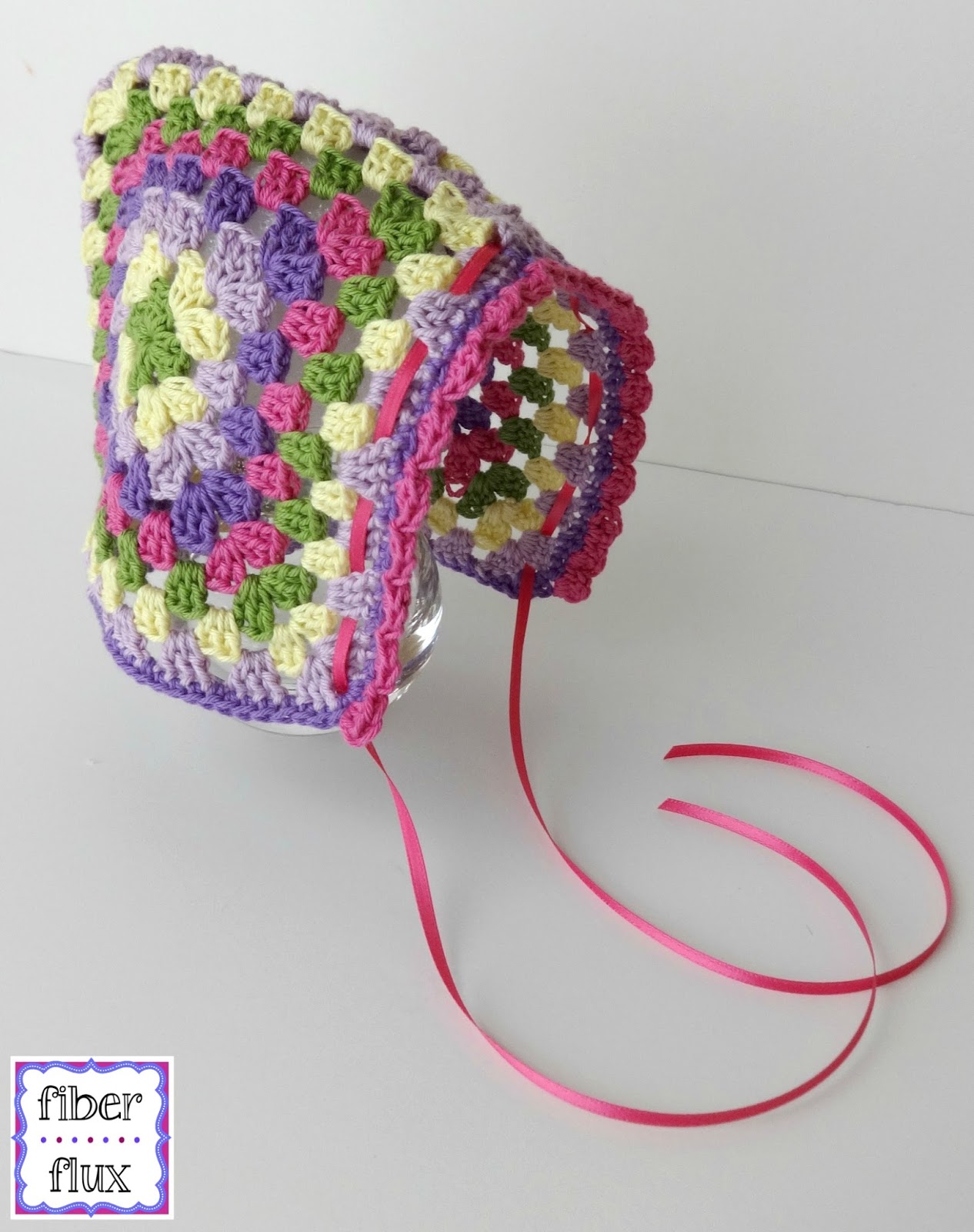 Fiber Flux: Vintage Granny Bonnet, Free Crochet Pattern + Video